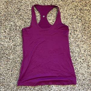 lululemon athletica Purple Racerback Tank Top